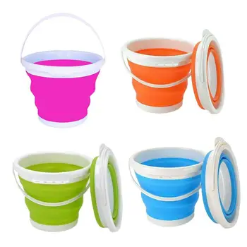 

Portable Folding Bucket Plastic Car Bucket Children Outdoor Fishing Trip Household Washing Bucket Camping Car Wash Bucket