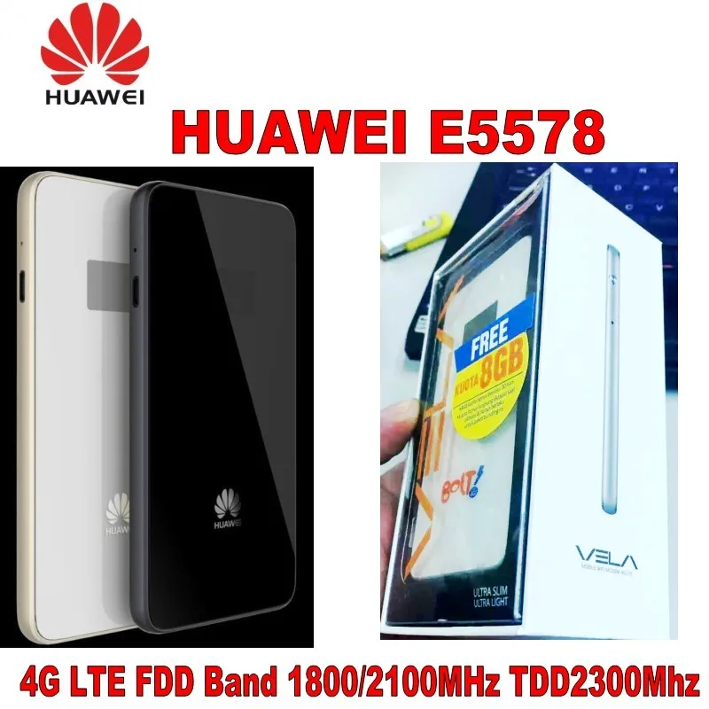 Разблокированные HUAWEI E5578 LTE FDD/TDD мобильные широкополосные устройства 4G 150 Мбит/с WiFi модем