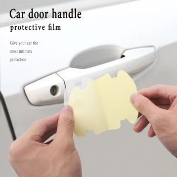 

4Pcs Car Handle Protection Film Car Exterior Transparent Sticker For JEEP compass renegade cherokee kl patriot wranglert
