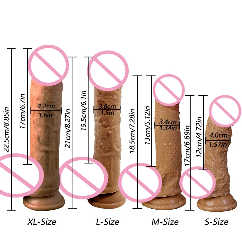 Double Layer Silicone Realistic Penis Skin feeling Big Dildo With Suction Cup Sex Toys For Woman Realistic Dick Adult DopaMonkey sex toys