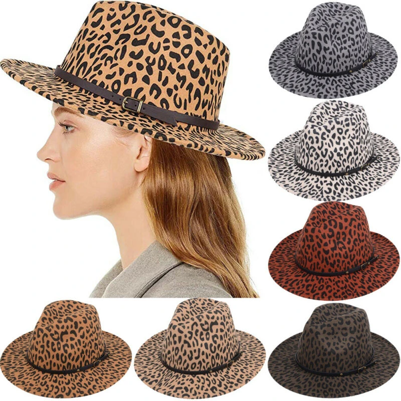 Leopard panama hat Clearance