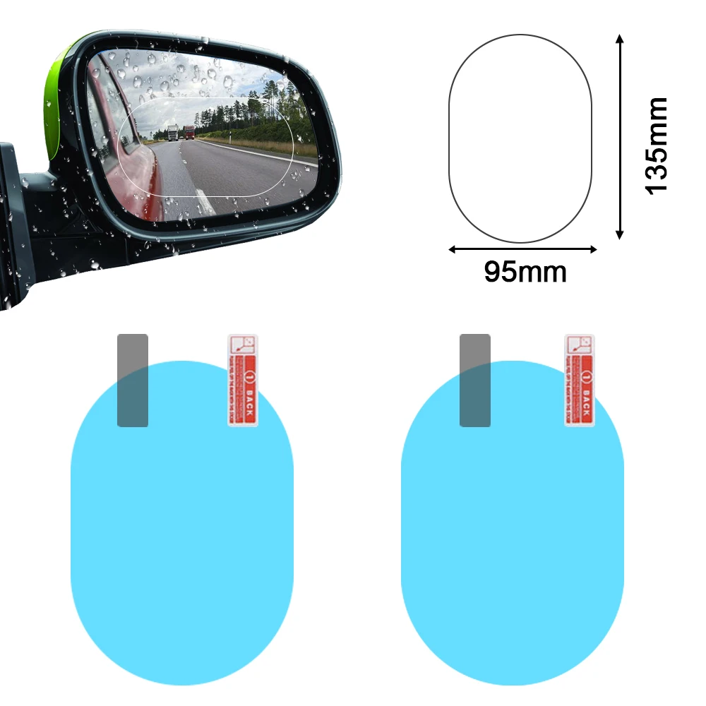 Автомобильное Зеркало окно защитная пленка для автомобиля Зеркало заднего вида для Byd F0 F3 F3r F6 G3 G3r M6 L3 G5 G6 S6 S7 E6 Ev300 100 E5 Max