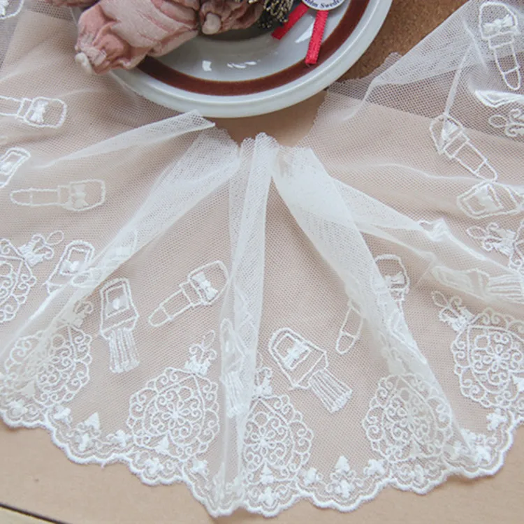 

5 ярдов/сумка новый флакон духов сетки кружева DIY аксессуары; Цвет черный, белый, бежевый; Каблук 13 см