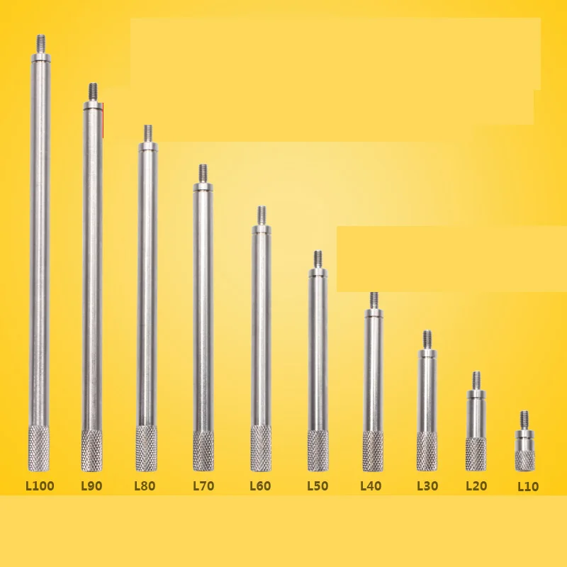 SYLMOS универсальный тип индикатор циферблата зонд более длинный соединительный стержень удлинитель M2.5 от L 10 до 100 мм 17 шт. в общей сложности