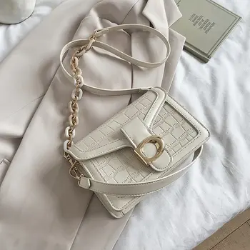 

Stone Pattern Small PU Leather Crossbody Bags For Women 2020 Shoulder Handbags Female Travel Totes Lady Fashion Armpit Hand Bag