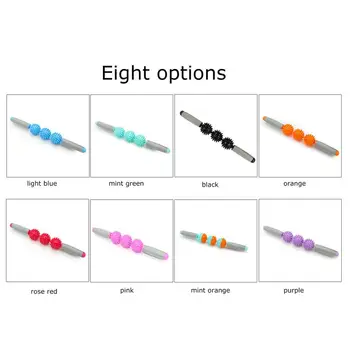 

New Muscle Stimulator Massager Stick For Neck Back Body Feet Tools Anti Cellulite Slimming Massage Muscle Roller