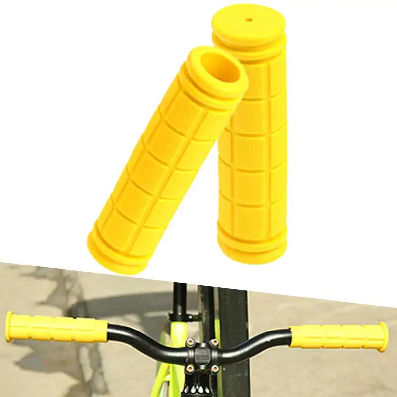 1 пара велосипедных ручек мягкие резиновые велосипедные BMX MTB горный велосипед самокат фиксированная Шестерня концевые части Аксессуары Инструмент и Sal