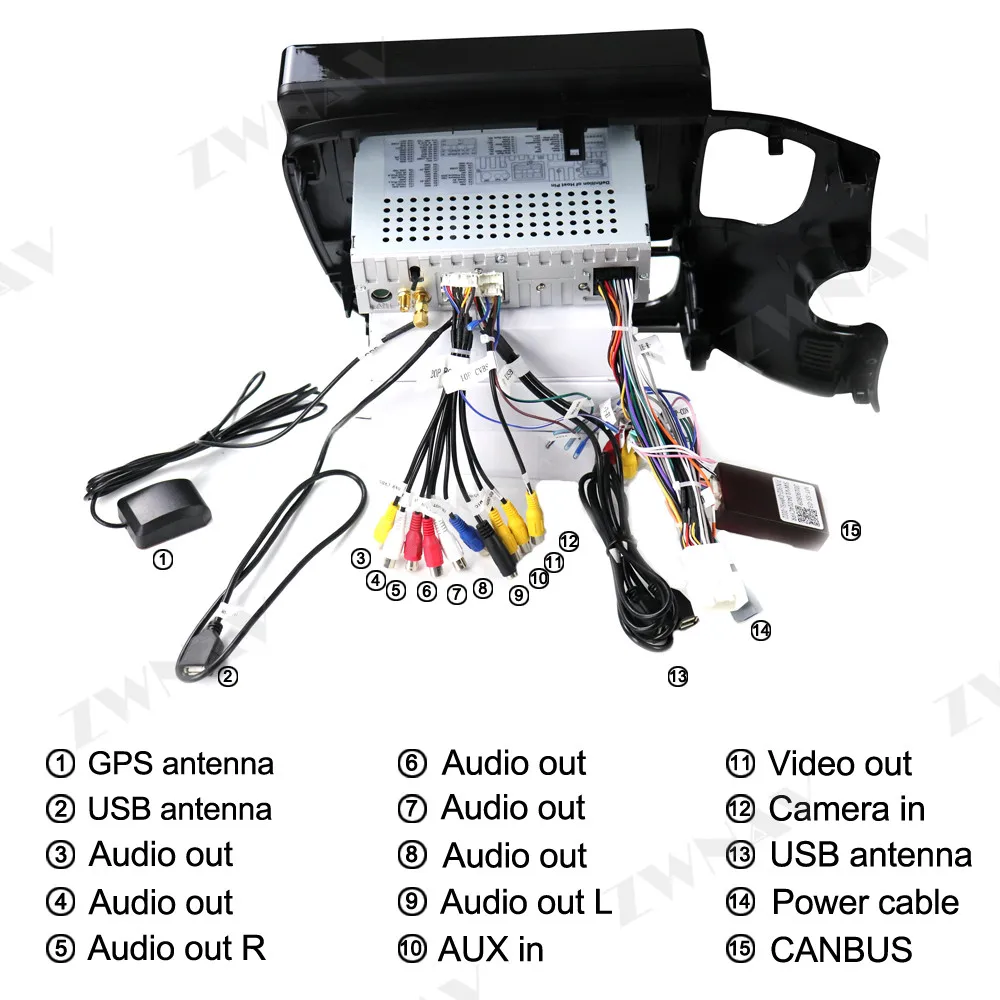 Flash Deal Android 9 Built in 4G SIM card Car GPS navigation For Mitsubishi OUTLANDER 2014+ Multimedia player head unit radio tape recorder 11