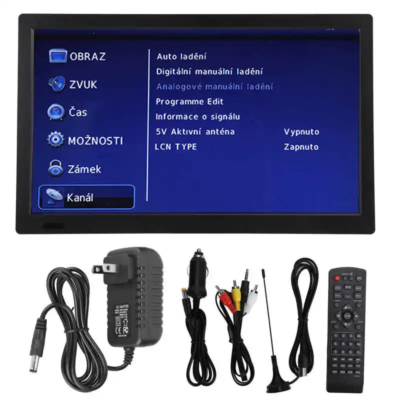 Leadstar 13 Inch Color Tftled Atsc High Sensitivity Portable Digital