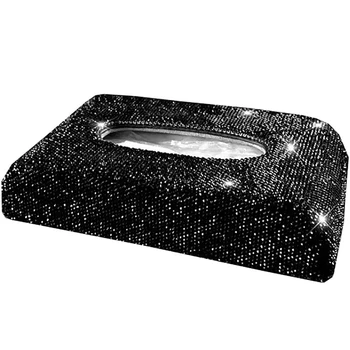 

Diamond Tissue Box Household Car Storage Box Fashion Creative Car Decoration Multifunctional Car Storage Box Fashion Creative