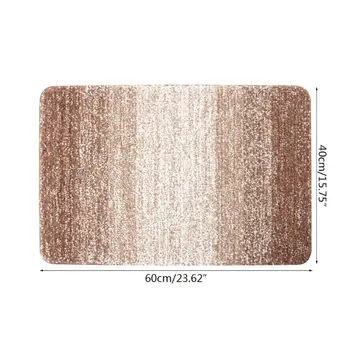 

Gradient Indoor Door Mat Non Slip Bath Floor Carpet Toilet Water Absorbent Rug C63B