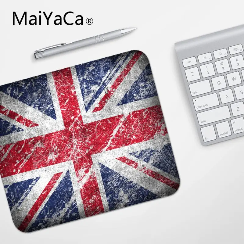 MaiYaCa Флаг Великобритании маленький коврик для мыши ПК компьютерный коврик резиновый ПК компьютерный игровой коврик для мыши