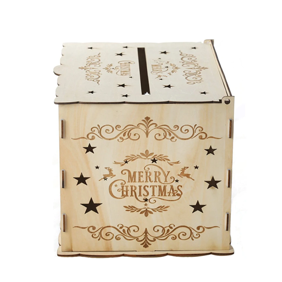 Christmas DIY Wooden Gift Card Box (6)