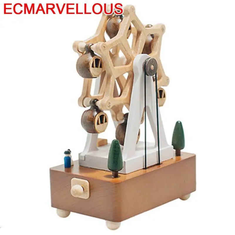 Музыкальная музыкальная шкатулка Dragon Carrusel Muziekdoos Ballerina Muzik Kutusu Carrossel Wood caja De Musica Boite
