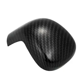 

Car Gear Shift Knob Cover Trim Carbon Fiber Style Cover Trim Interior Accessories for Toyota Camry 2018-2020
