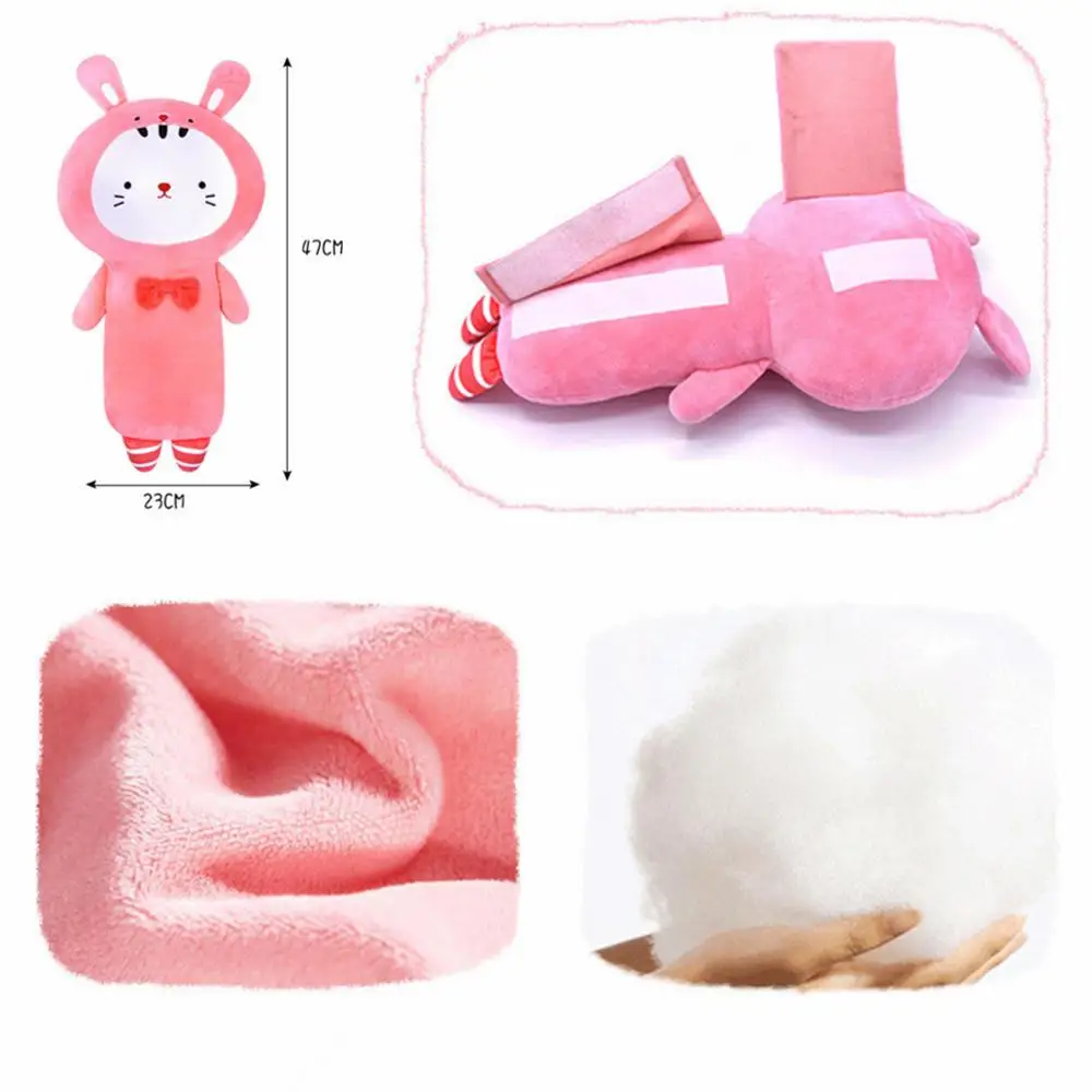 Auto Head Support Neck Pillow Cute Cartoon Car Seat Belt Cover Shoulder Pad Child Safety Belt shoulder Protection Cover Cushion