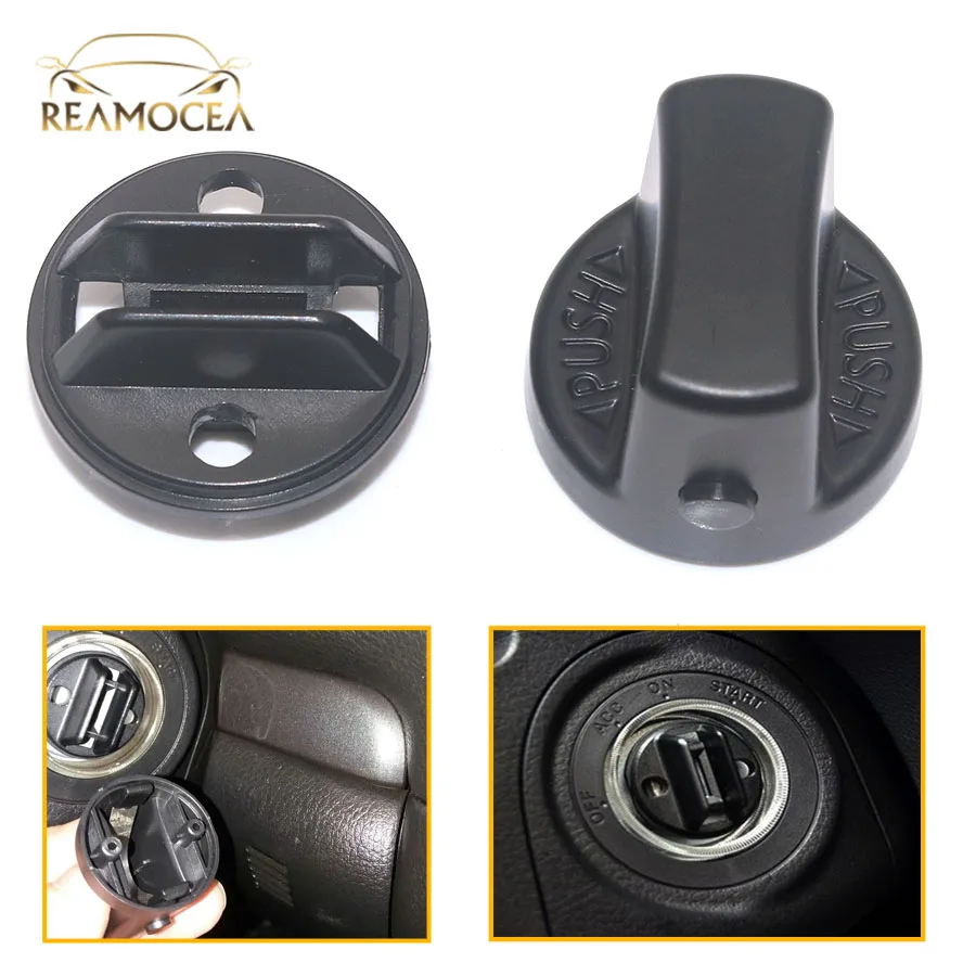 

Reamocea 2Pcs D6Y1-76-141 D6Y1-76-142 Ignition Key Push Turn Knob & Button Base Fit For Mazda 6 2006 CX-7 CX-9 2007 2008-2012