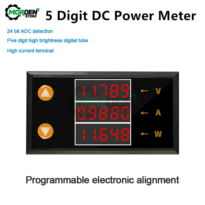 DC0-200V 10A LCD 5-Digits High-Precision Voltage Current Power Meter Digital Voltmeter Ammeter Volt Tester | Инструменты