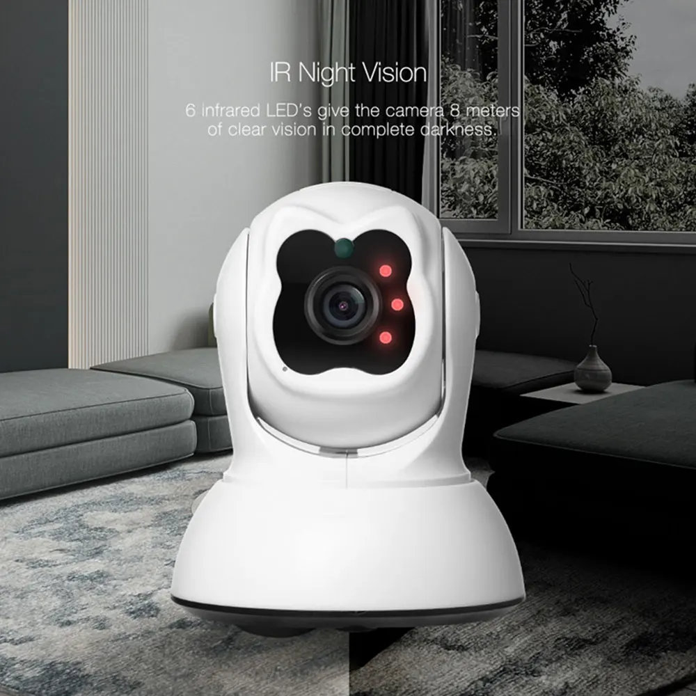 

720P Home Security IP Camera Audio Wireless Mini Camera Night Vision CCTV WiFi Camera Baby Monitor Smart Alarm