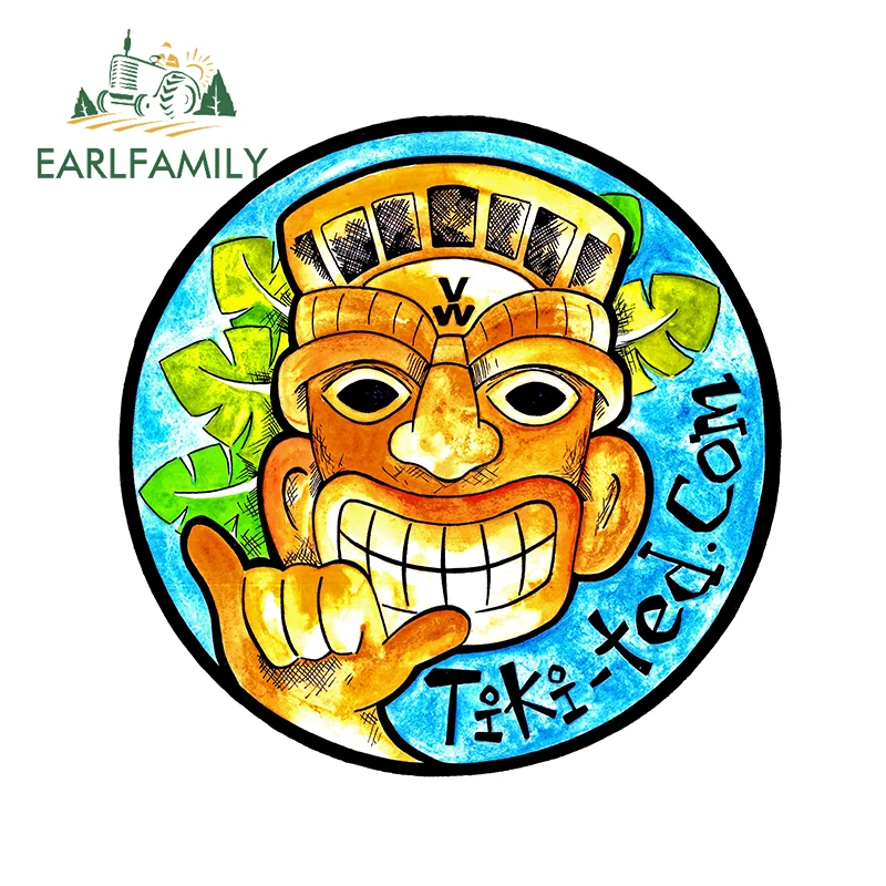 EARLFAMILY 13 см x для Гавайи тики наклейки автомобиля мотоциклетный шлем графическая
