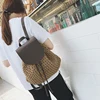 casual straw backpacks for women wicker woven school bag for teenager girls rattan summer beach big purses lady back packs 2022 ► Photo 3/6
