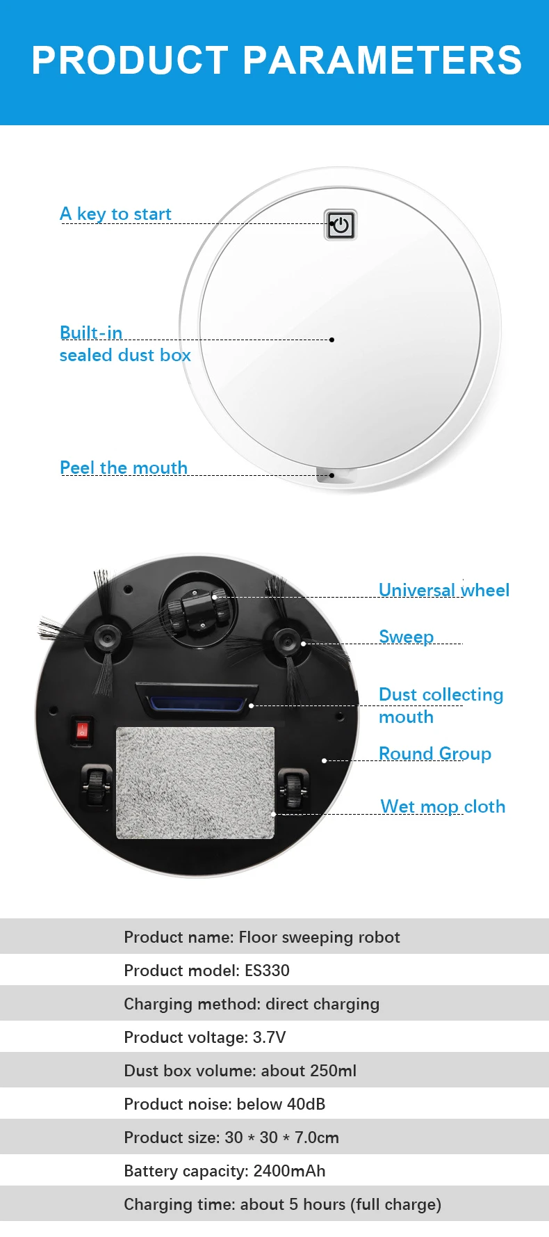irobot sweeping es330