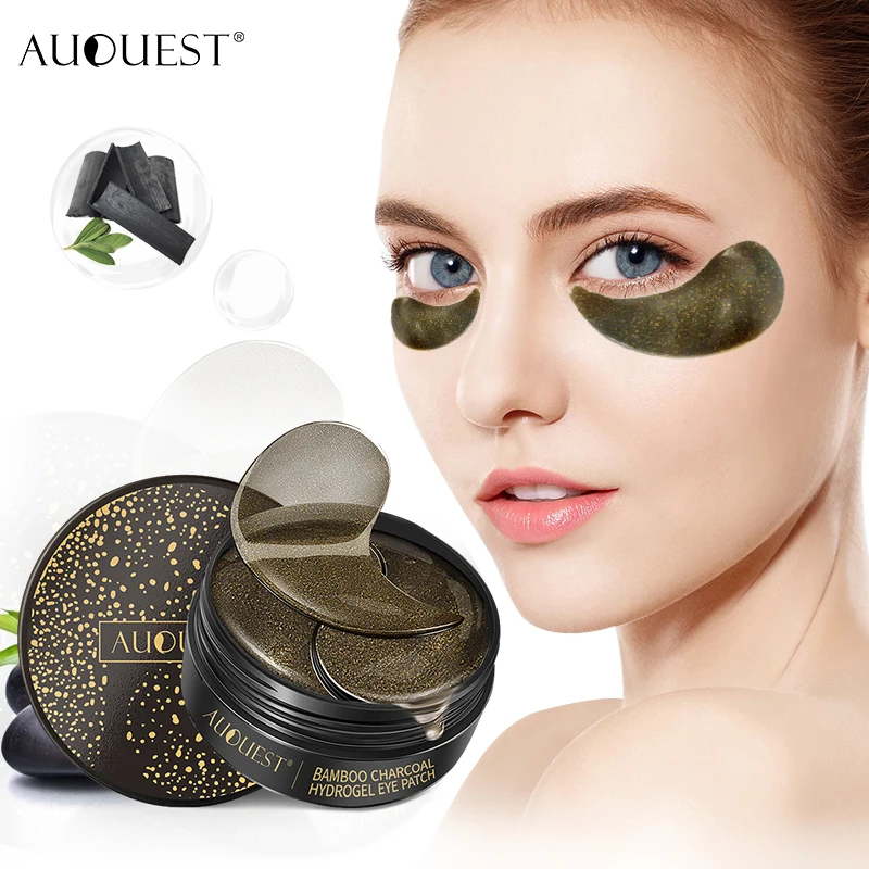 

AUQUEST 60pcs Eye Mask Moisturizing Hyaluronic Acid Eye Patch Skin Care Anti Aging Gel Remove Dark Circles Eye Bag