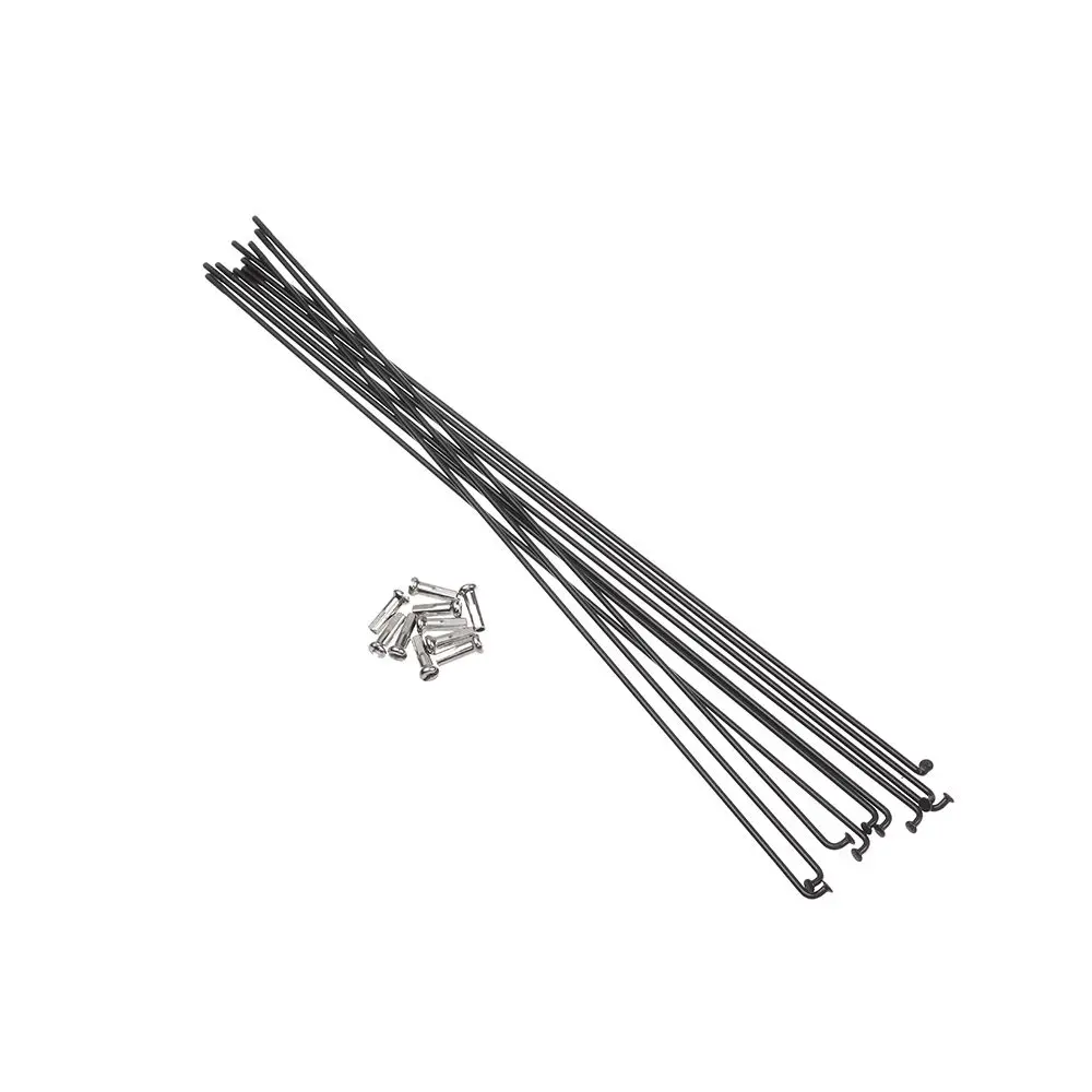 Stainless Steel Bicycle Spokes with Nipples for MTB Bicycles 10PCS