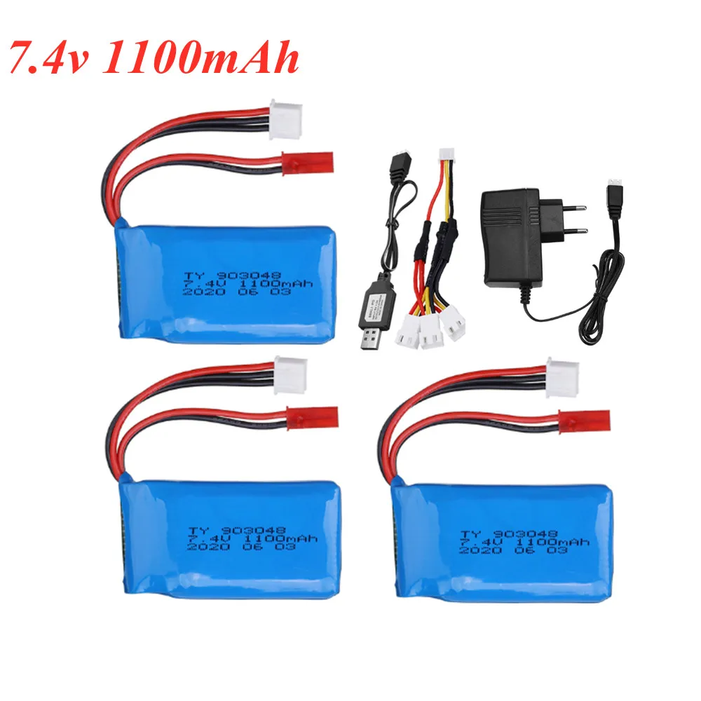 7.4V 2S lipo Battery For Wltoys V353 A949 A959 A969 A979 k929 7.4v
