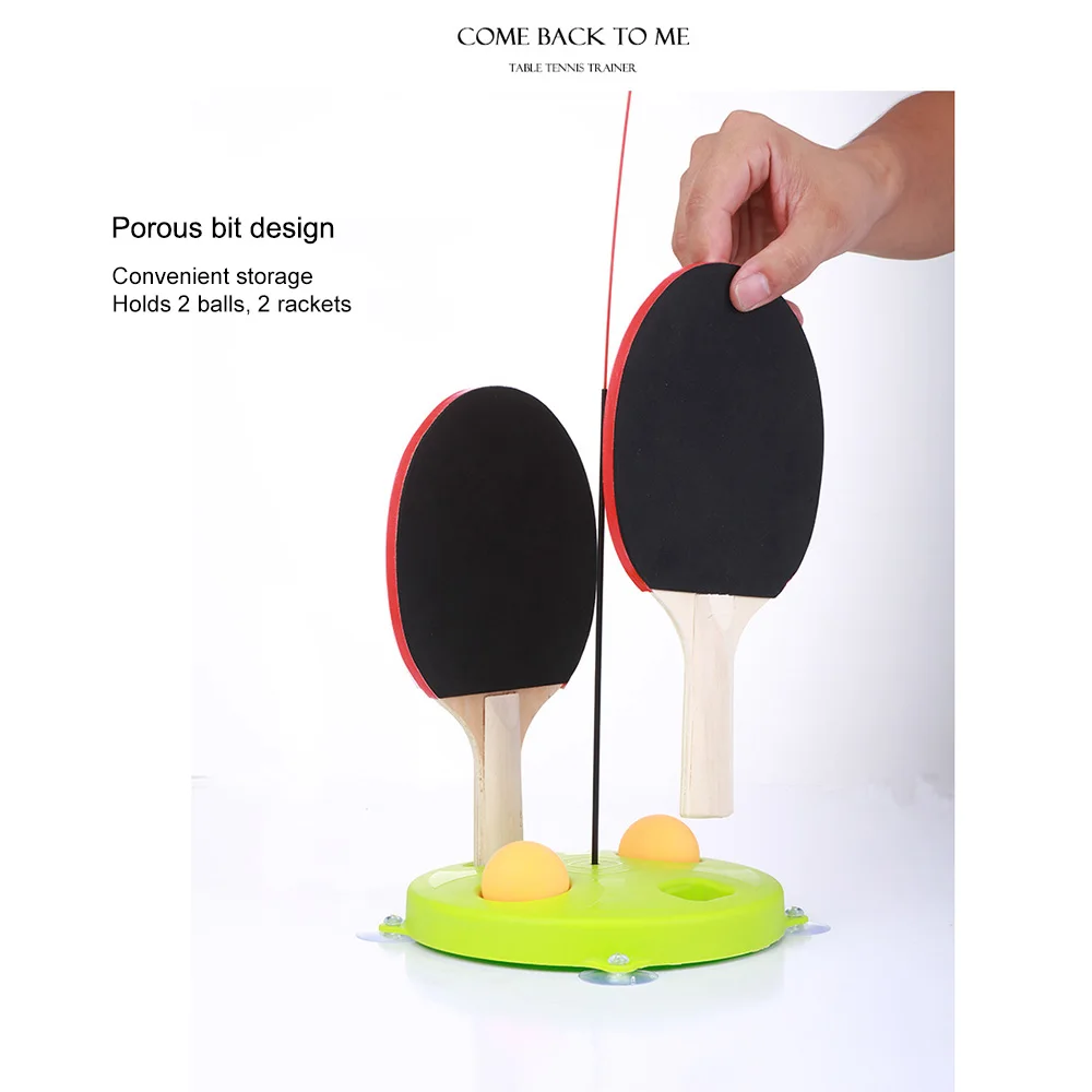 Table Tennis Trainer Ping Pong Balls Family Activities Healthy Exercise