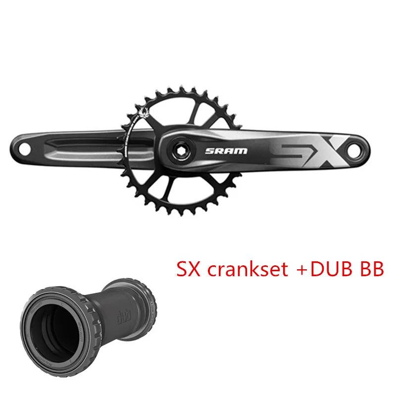 Новинка SRAM SX EAGLE 12 speed DUB 170 мм 175 мм 34 Т стальная цепь MTB велосипедный шатун с DUB BSA BB 12s