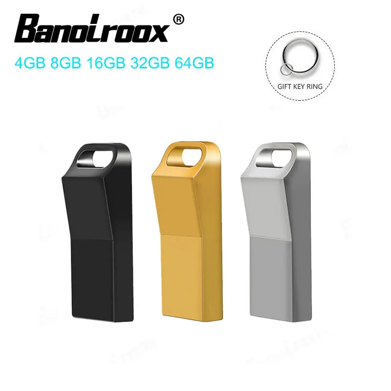 2pcs/lot Mini Metal USB Flash Drive 128GB 64GB 32GB Pen 16GB 8GB Pendrive Usb Stick Keychain Memory lowest price |
