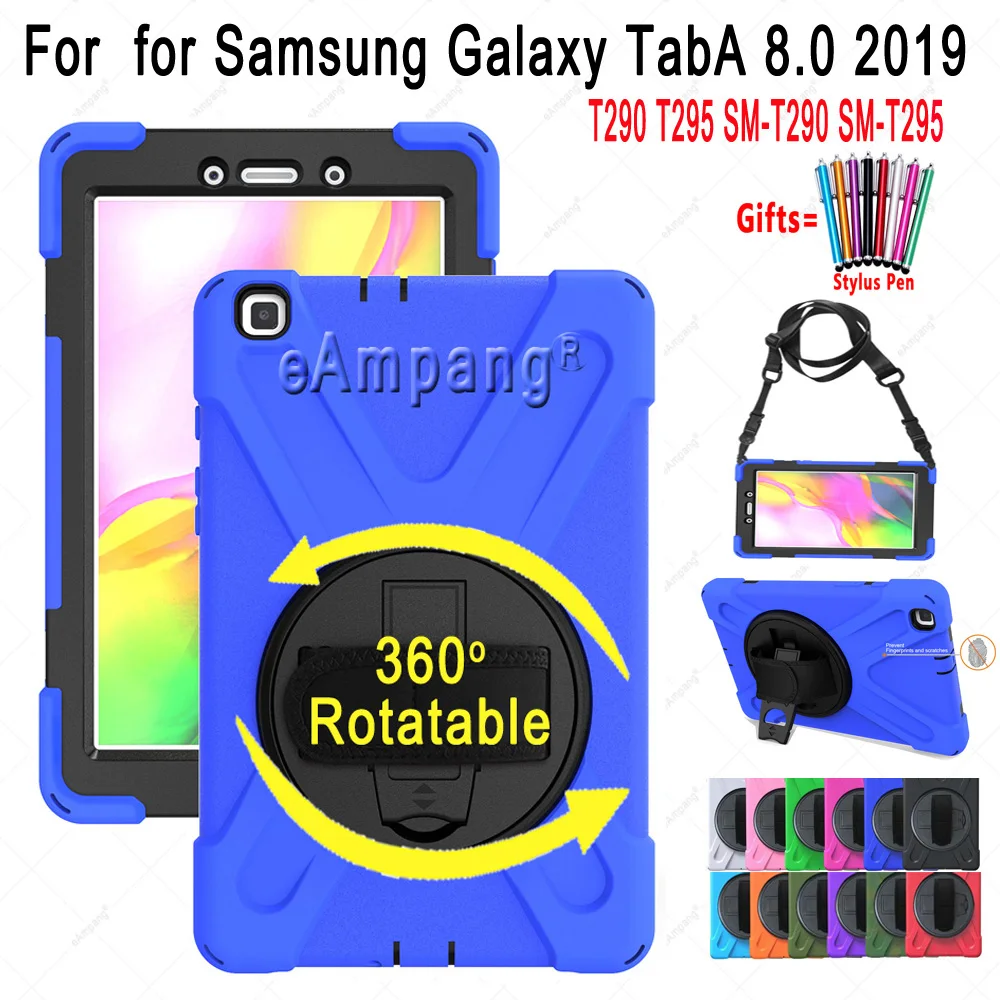 Детский противоударный чехол для Samsung Tab A7 10 4 A6 1 2016 2019 A 5 8 0 2018 2017 2015 вращающийся с