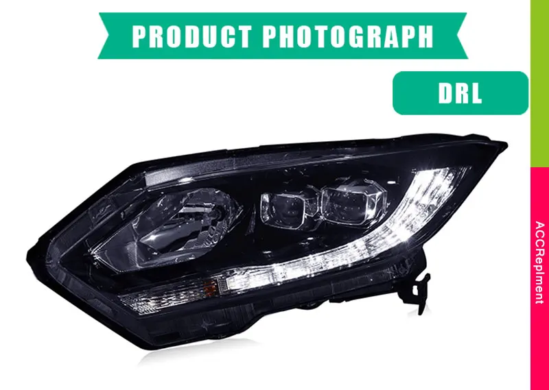 Автомобильный Стайлинг для Honda Vezel фары- светодиодный фонарь светодиодный drl H7 hid Bi-Xenon двойные линзы ближнего света