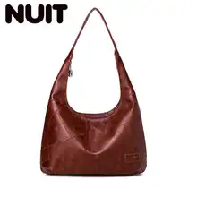 Винтажные женские Сумки из искусственной кожи через плечо, женская сумка через плечо, вместительная сумка, женская сумка-тоут, дизайнерская женская сумка