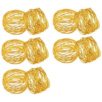 

Western-Style Napkin Ring Metal Napkin Ring Hotel Tablecloth Ring Table Decoration ornaments 10 Metal Napkin Ring