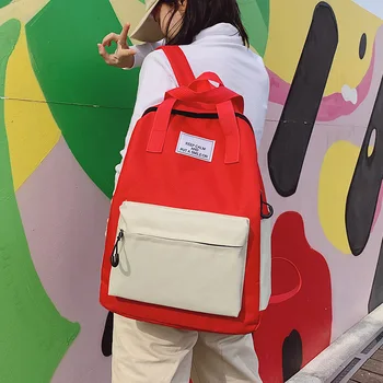 

2020 new backpack lady student Korean version junior high school campus high school college style backpack women's