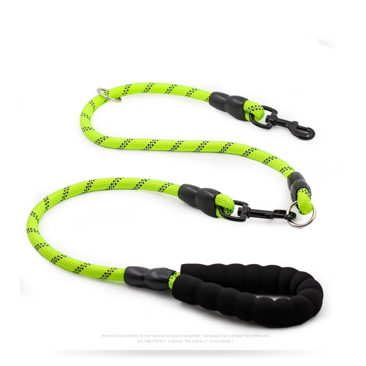 EXCELLENT ELITE SPANKER Short Style Pet Dog Leash Outdoor Training Dogs Traction Rope Can Extend Large Dog Leash with Handle 