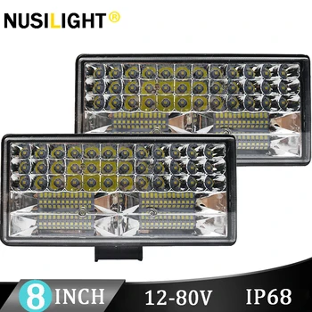 

12V Car Led Work Light Bar Offroad 4x4 24V Headlight Fog Lamp For Nissan Patrol gr y60 gr y61 260 rd28 topline sd33 Accessories
