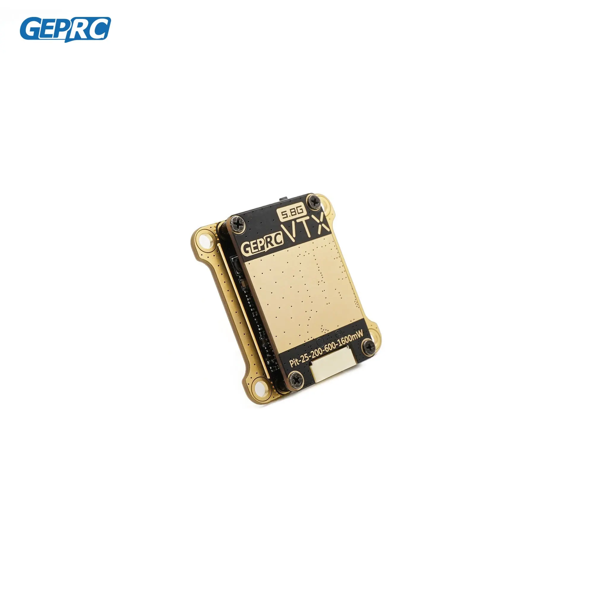 GEPRC RAD VTX 5.8G 1.6W ou 2.5W installé sur un drone FPV avec câblage visible