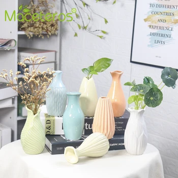 

Modern Minimalist Ceramic Flowerpot Home Living Room Hydroponic Plant Vase Dried Flower Vase Vase Garden Green Plant Decoration