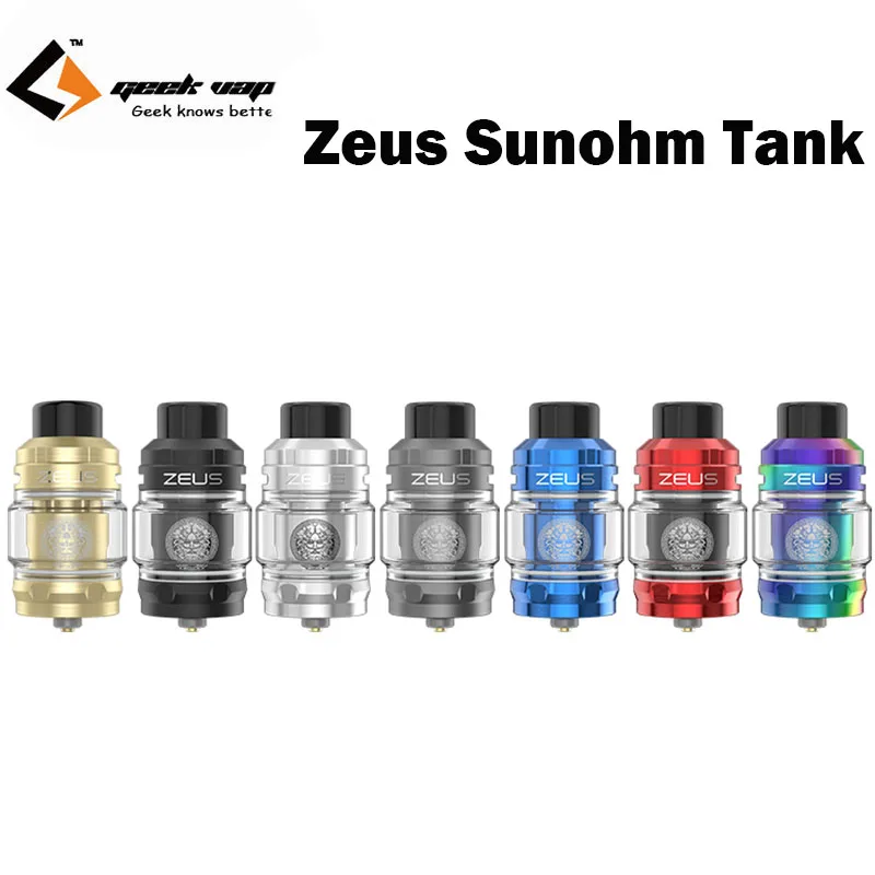 

Geekvape Zeus sub ohm tank 5ml vape atomizer fit mesh coil 810 drip tip atomizer vs zeus x fit aegis legend