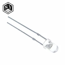 10 шт./лот F3 5 цветов Ультра яркий 3 мм круглый прозрачный зеленый/желтый/синий/белый/красный светодиодный светильник лампы светодиод Dides Kit