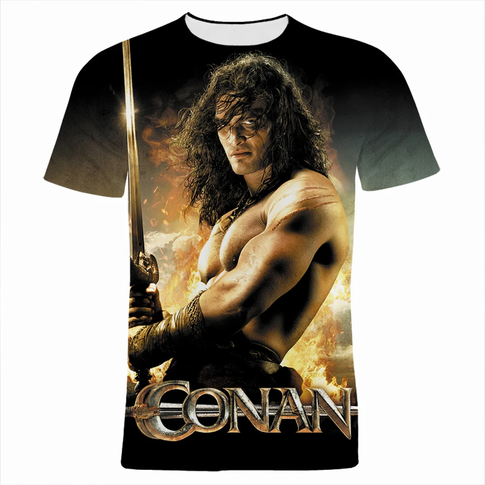 

2021 New Summer Fashion Men T Shirt Marvel Conan 3D Print Women Clothing Short Sleeve Harajuku Cool Children Tee Shirts