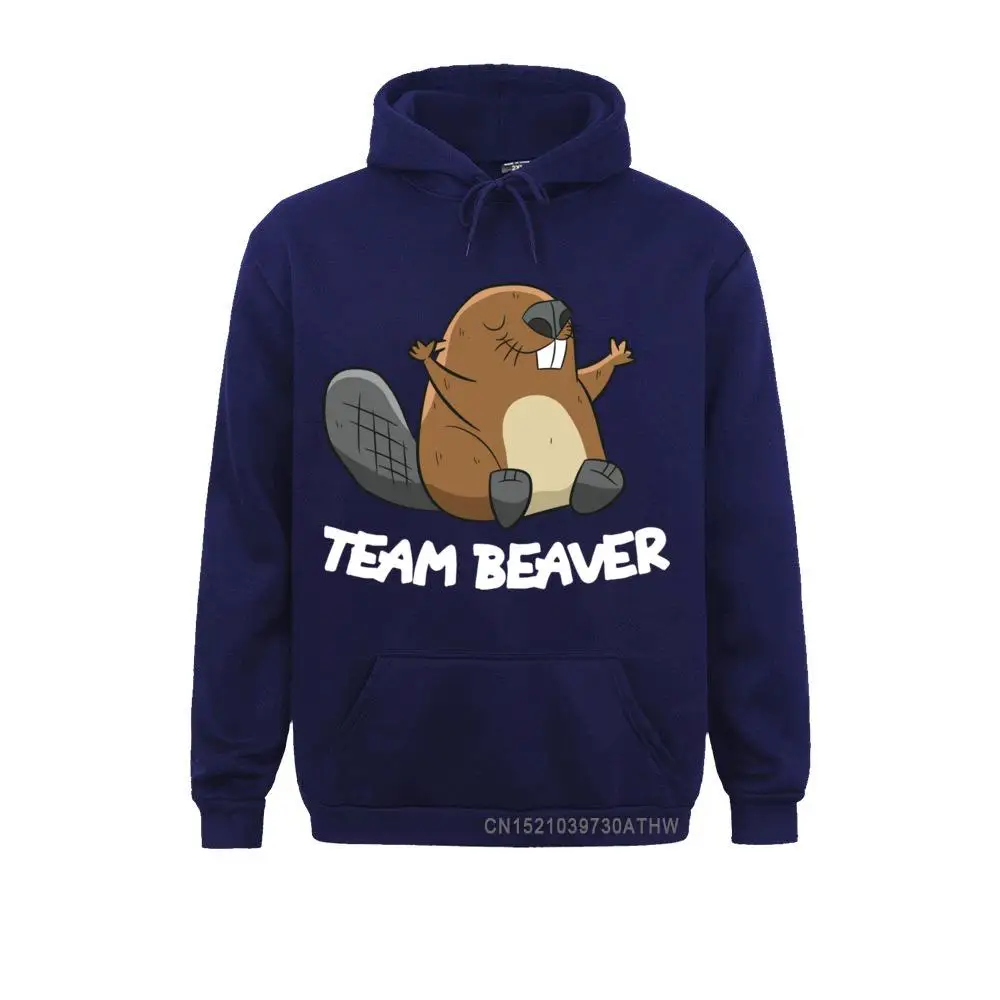 New Arrival Women's Sweatshirts Long Sleeve Team Beaver Funny Beaver Pullover Hoodie__5020 Hoodies Street Hoods Team Beaver Funny Beaver Pullover Hoodie__5020navy