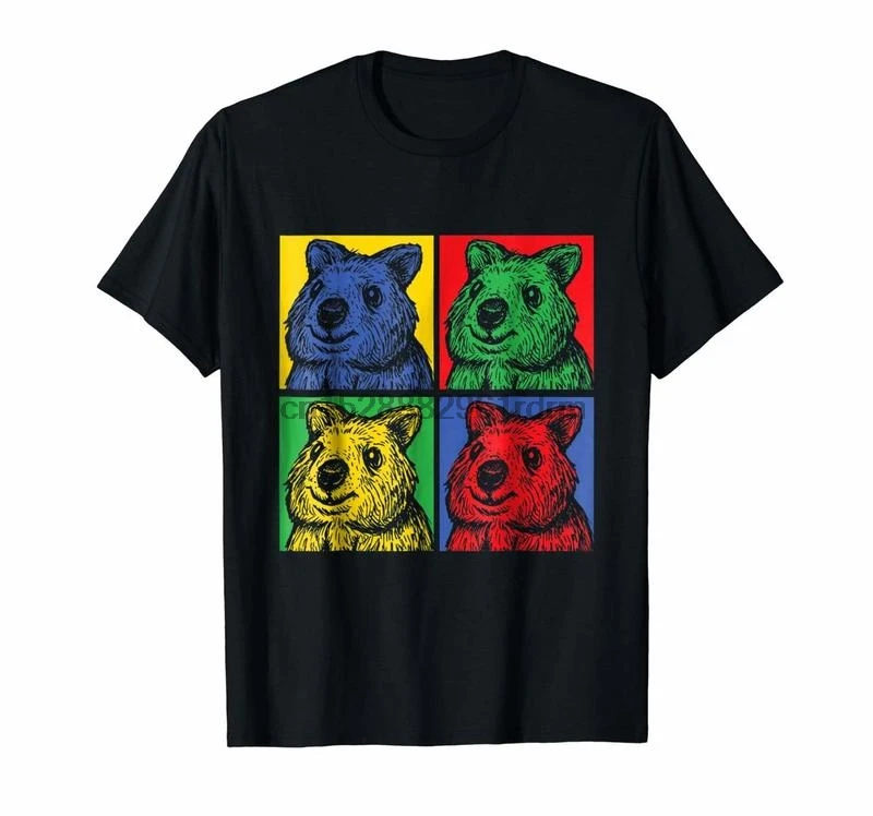 Одежда поп арт футболка Quokka 1483|Футболки| |
