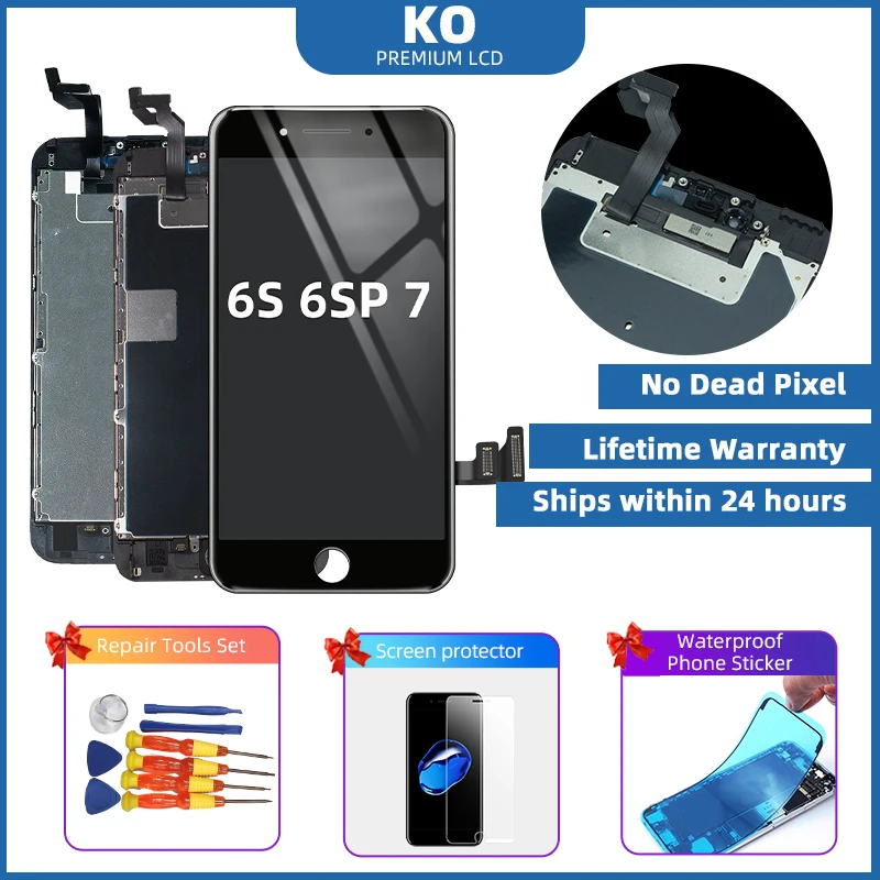Высококачественный Мобильный телефон KO ЖК-экран для iphone 7plus 8plus ЖК-дисплей 6s +