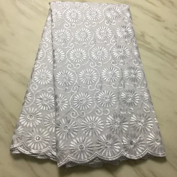 

NaXiu New Design 100%Cotton lace swiss voile lace in switzerland nigerian lace fabric african wedding dress material