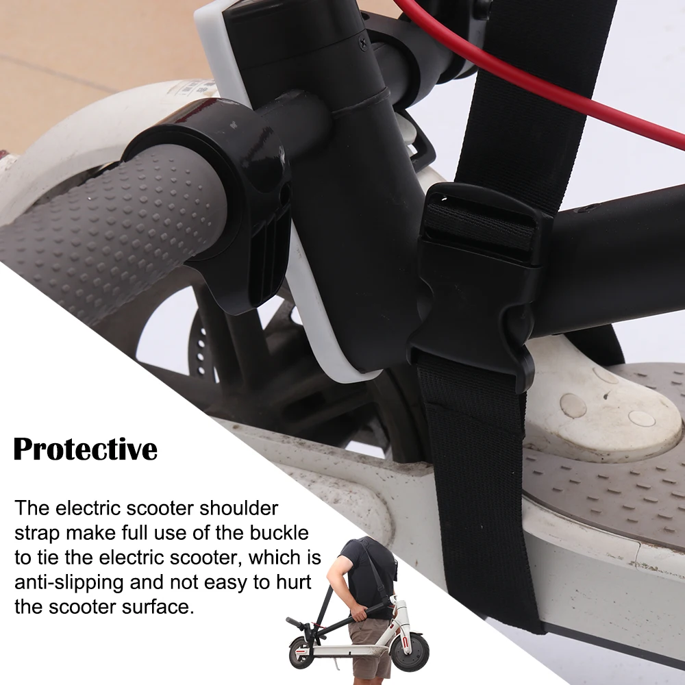 Ремень для переноски скутера для Xiaomi M365 аксессуары для электрического скутера удобный складной ремень для переноски велосипеда прочная Наплечная лента