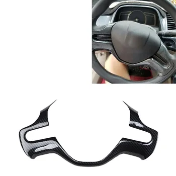 

For Honda Civic 8th 06-11 Decoration Cover Carbon Style Inner Steering ABS